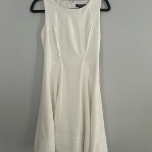 White House Black Market Ivory Mini Dress